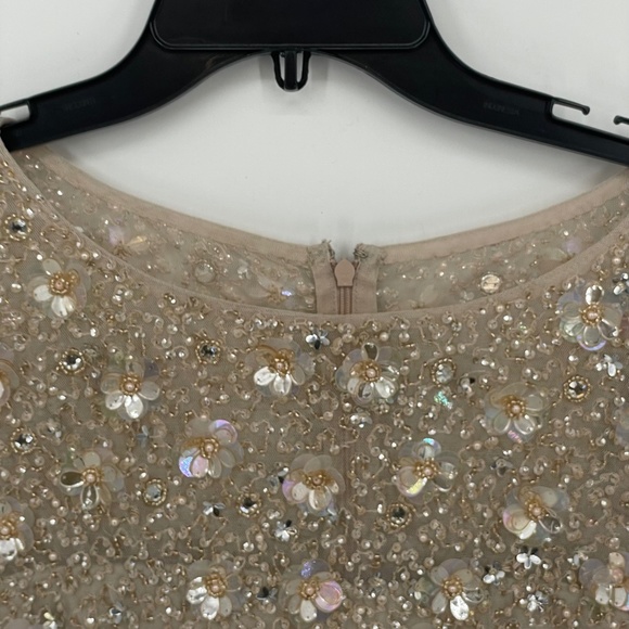 ADRIALLA PAPELL Petaluma Sequin Flower Dress - Picture 4 of 8